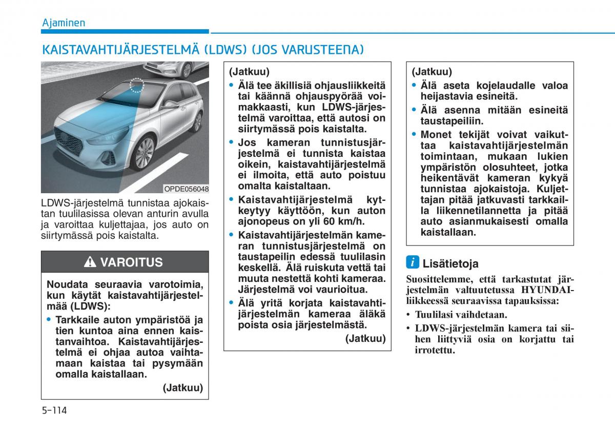 Hyundai i30 III 3 omistajan kasikirja / page 418