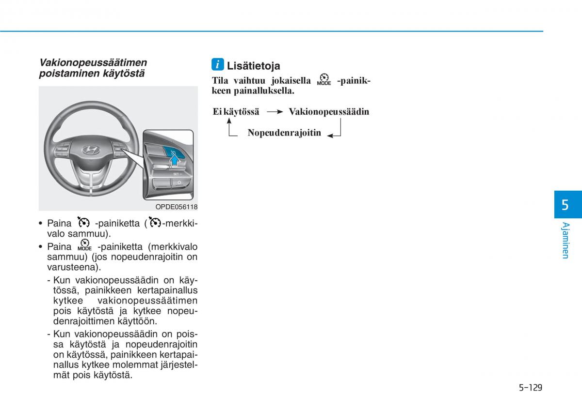 Hyundai i30 III 3 omistajan kasikirja / page 433