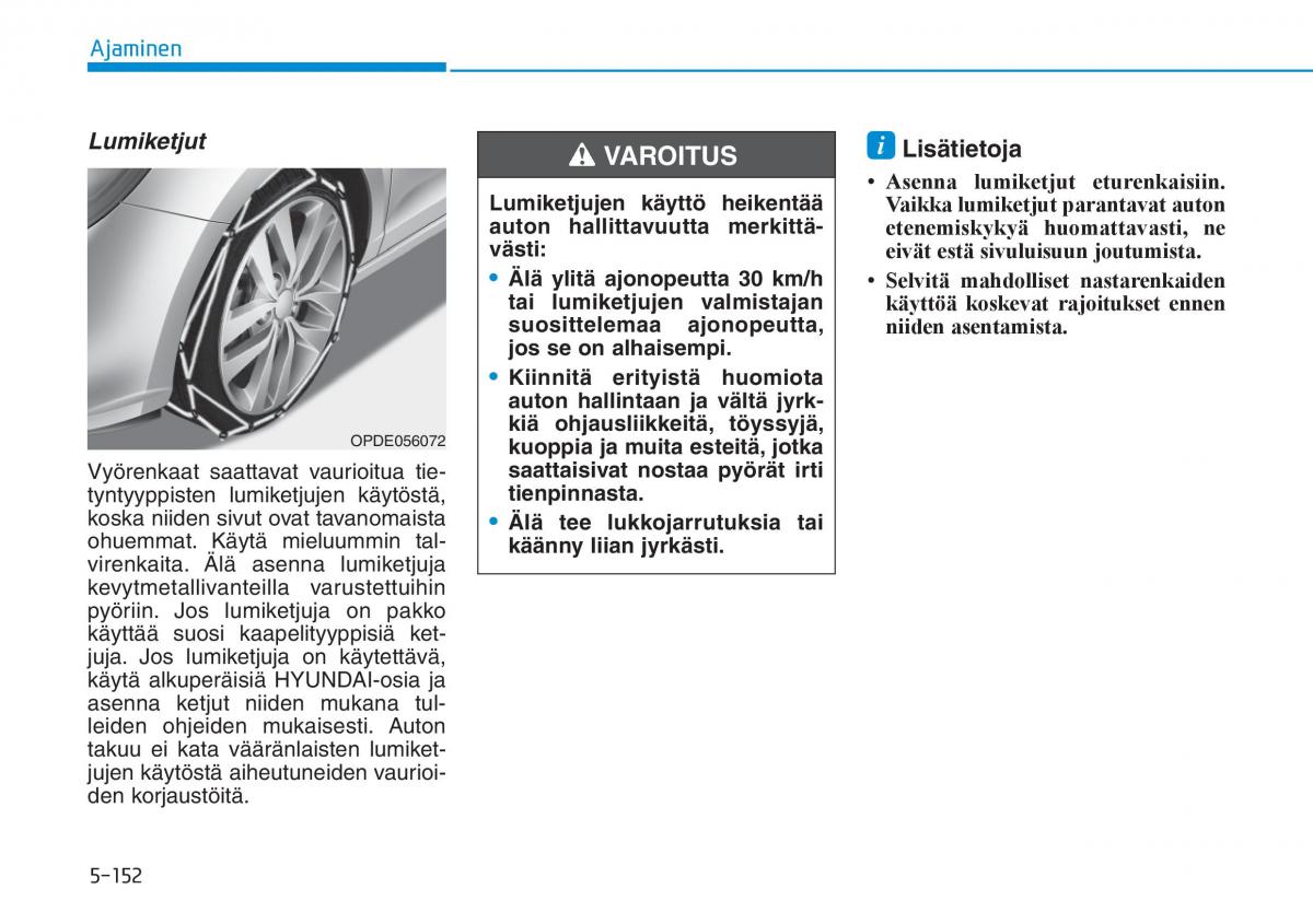 Hyundai i30 III 3 omistajan kasikirja / page 456