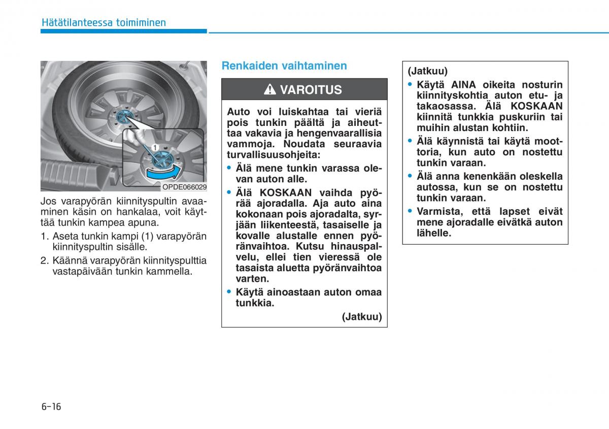 Hyundai i30 III 3 omistajan kasikirja / page 486