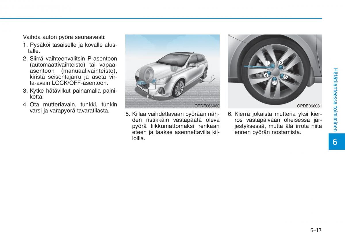 Hyundai i30 III 3 omistajan kasikirja / page 487