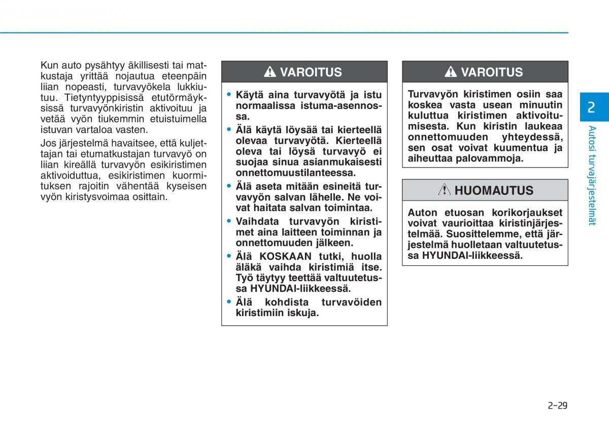 Hyundai i30 III 3 omistajan kasikirja / page 49