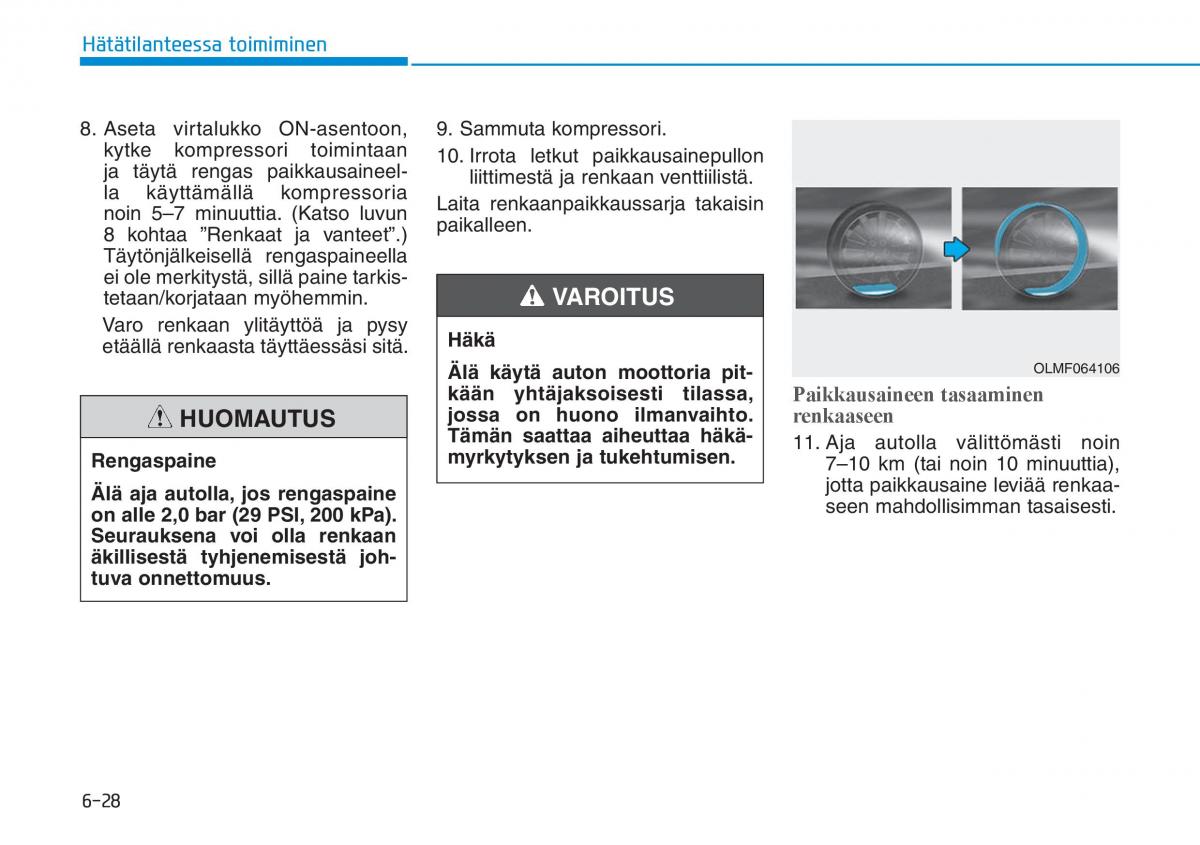 Hyundai i30 III 3 omistajan kasikirja / page 498