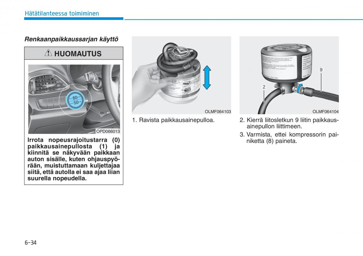 Hyundai i30 III 3 omistajan kasikirja / page 504