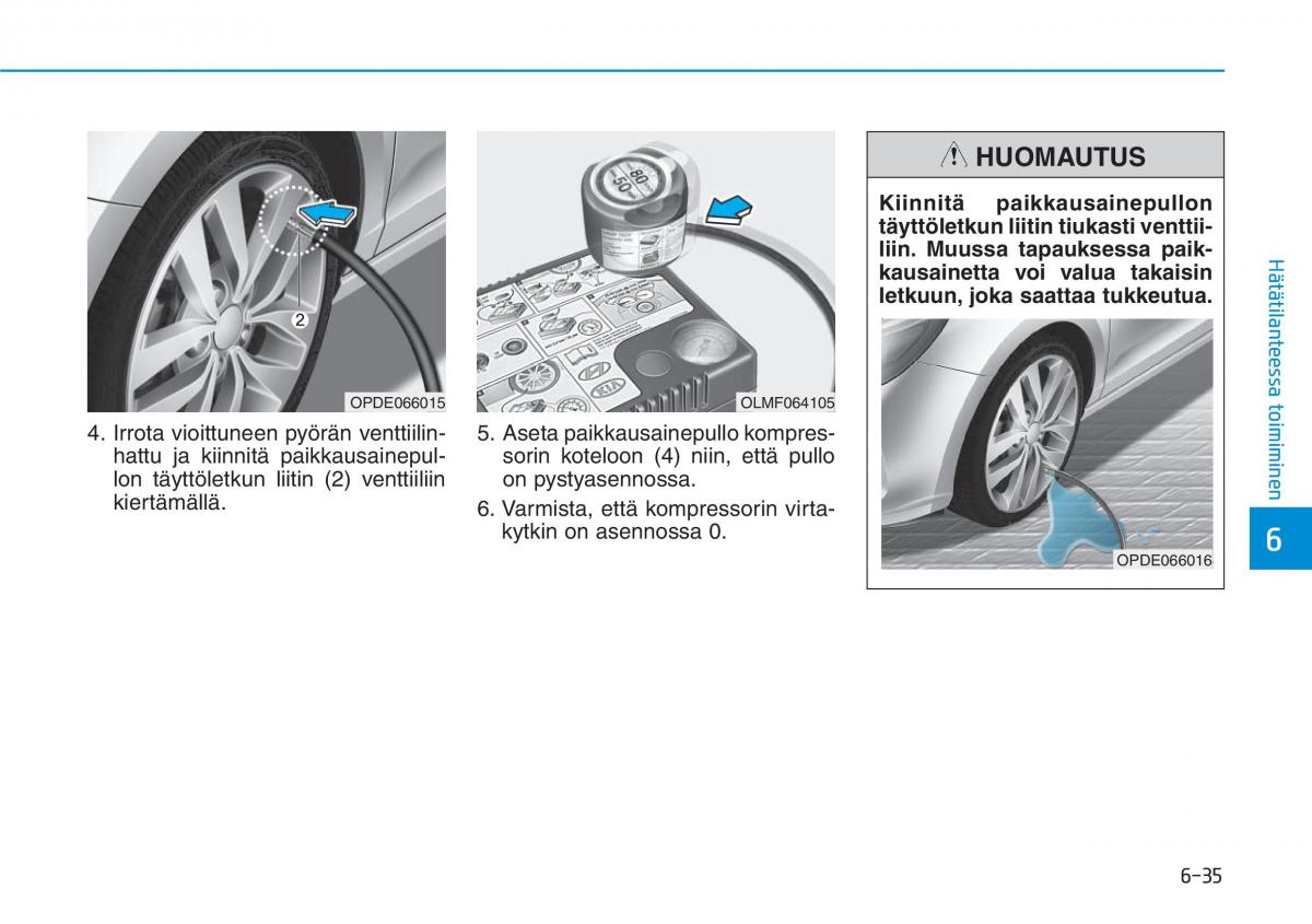 Hyundai i30 III 3 omistajan kasikirja / page 505