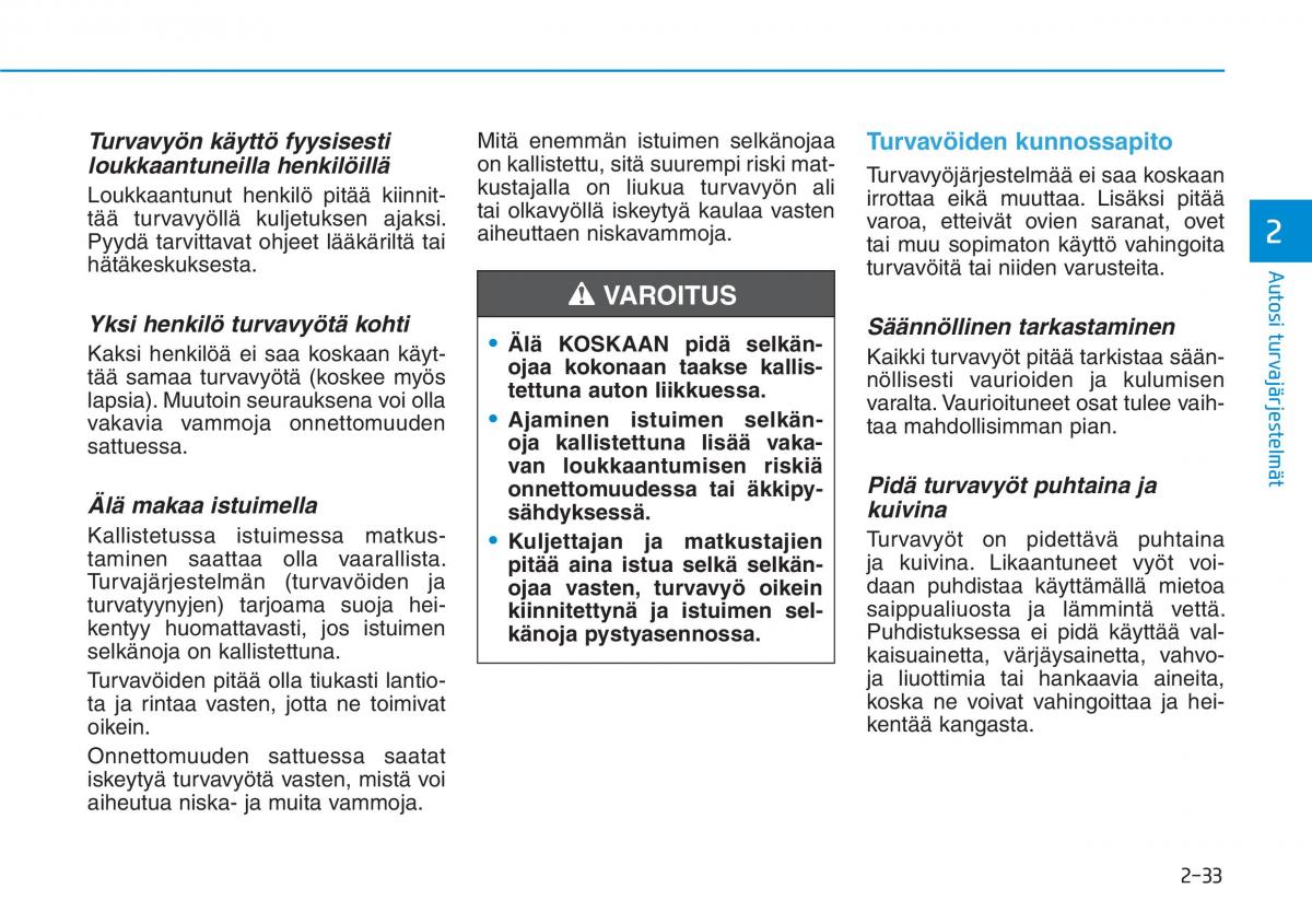 Hyundai i30 III 3 omistajan kasikirja / page 53