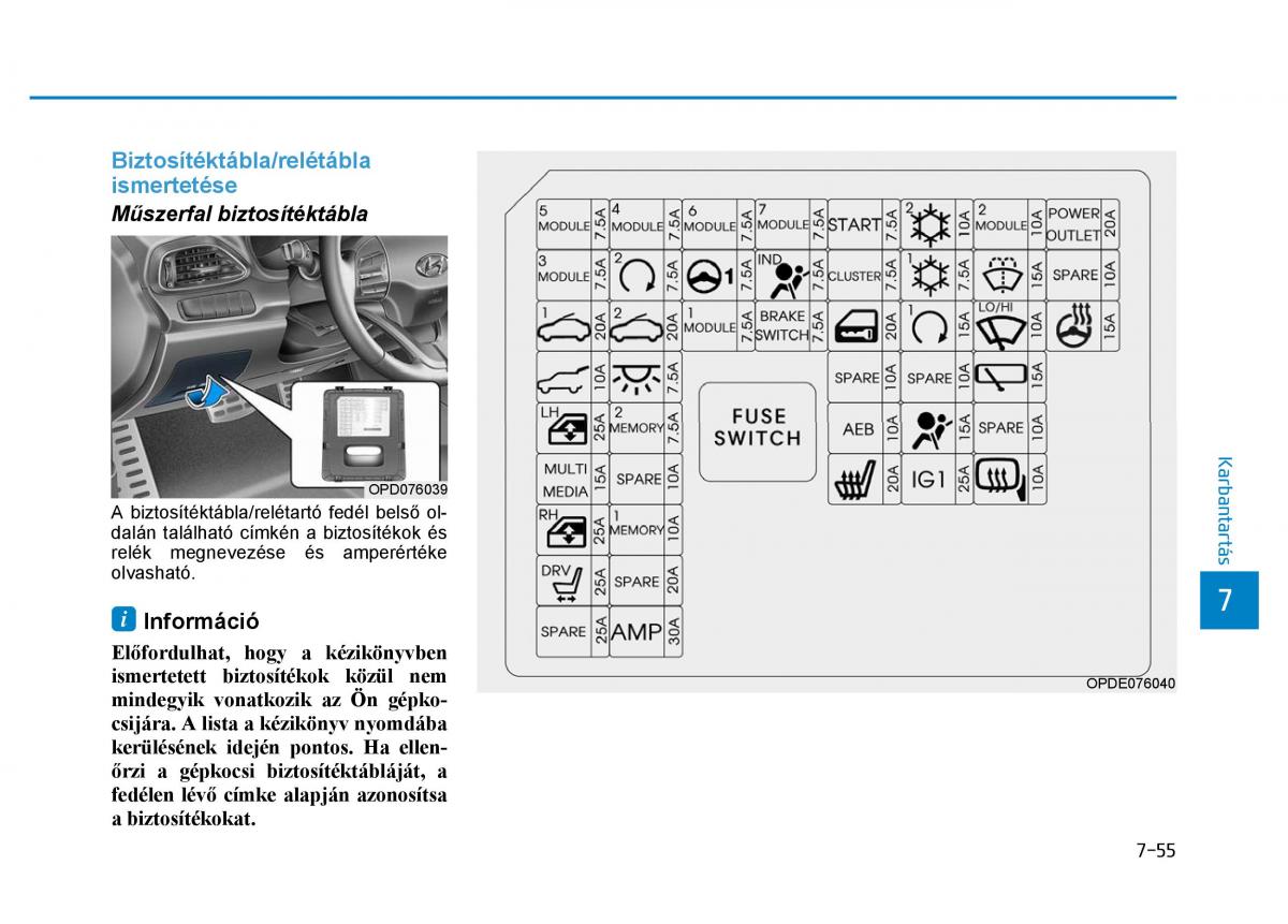 Hyundai i30 III 3 Kezelesi utmutato / page 575