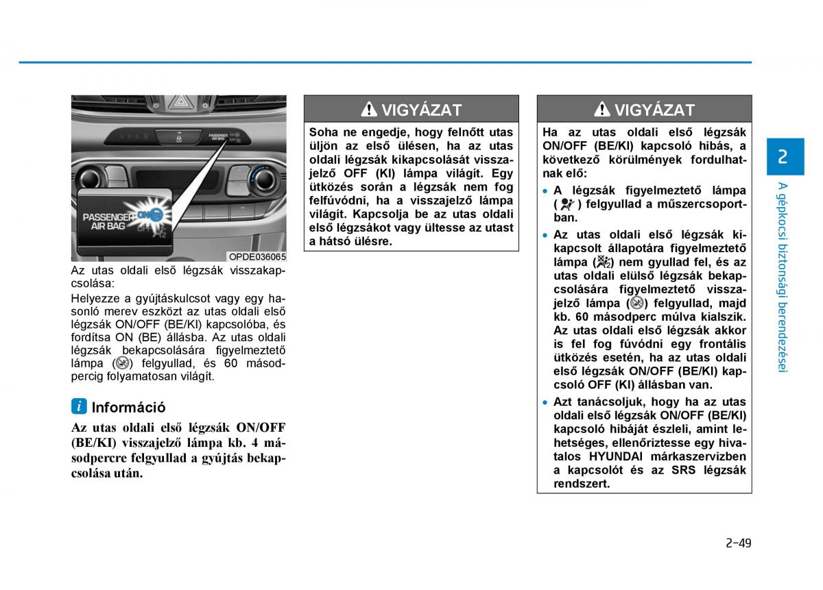 Hyundai i30 III 3 Kezelesi utmutato / page 73