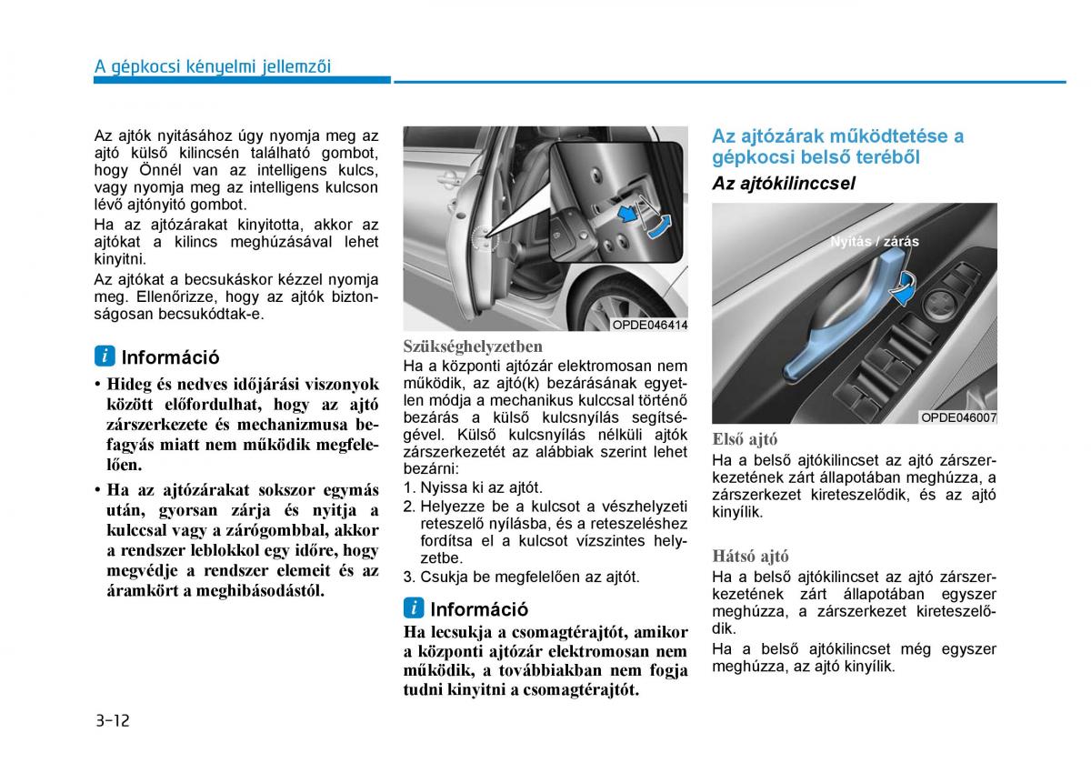 Hyundai i30 III 3 Kezelesi utmutato / page 100