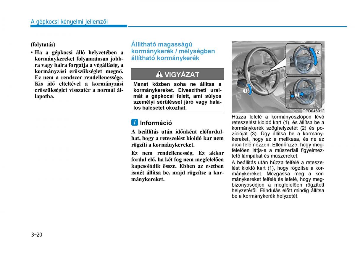 Hyundai i30 III 3 Kezelesi utmutato / page 108