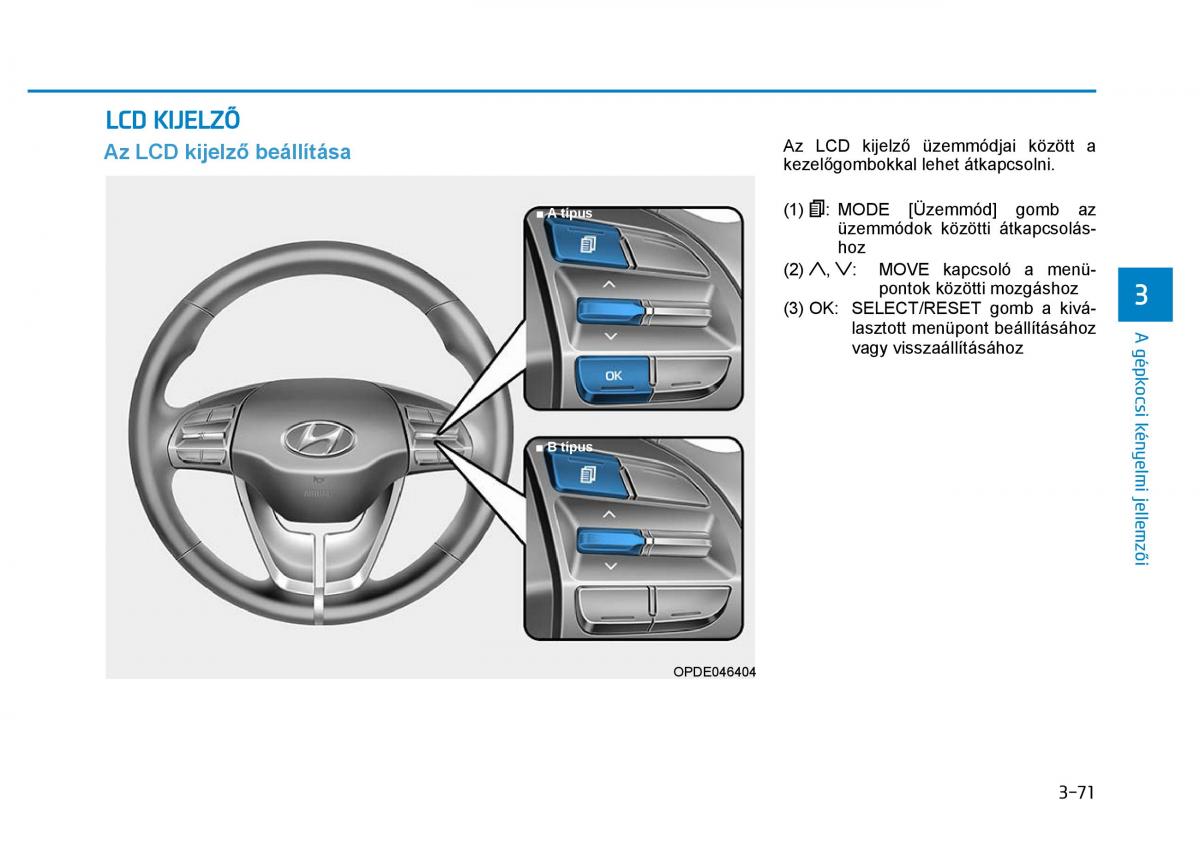 Hyundai i30 III 3 Kezelesi utmutato / page 159