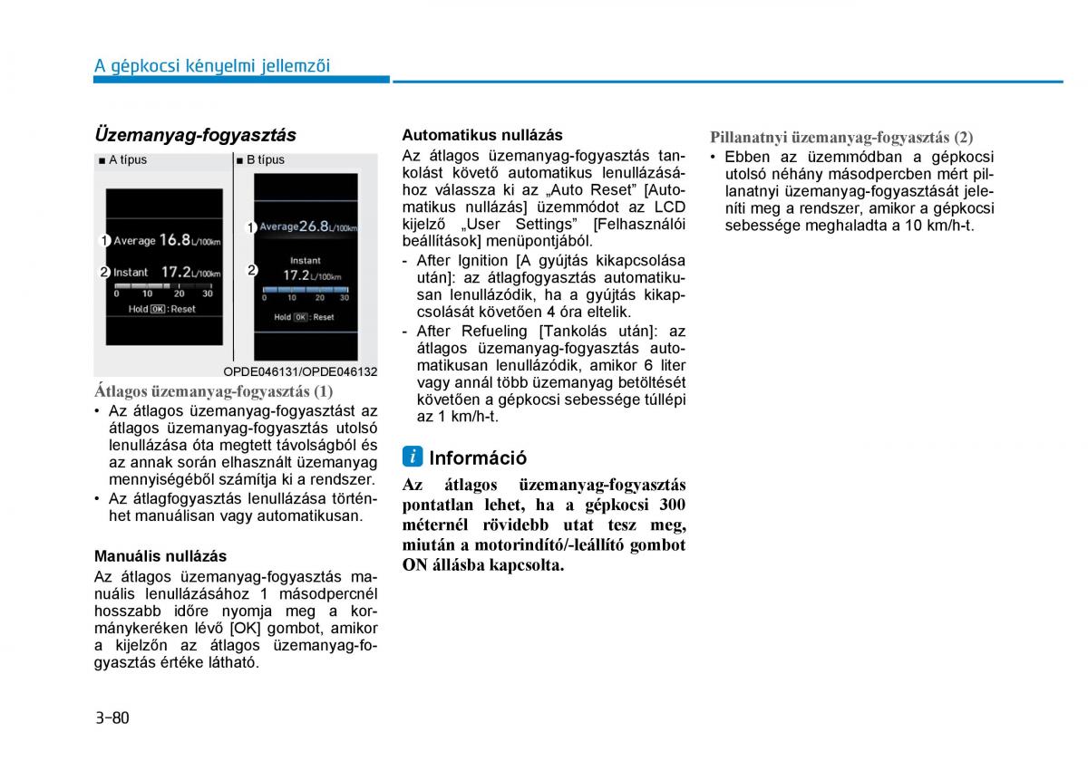 Hyundai i30 III 3 Kezelesi utmutato / page 168