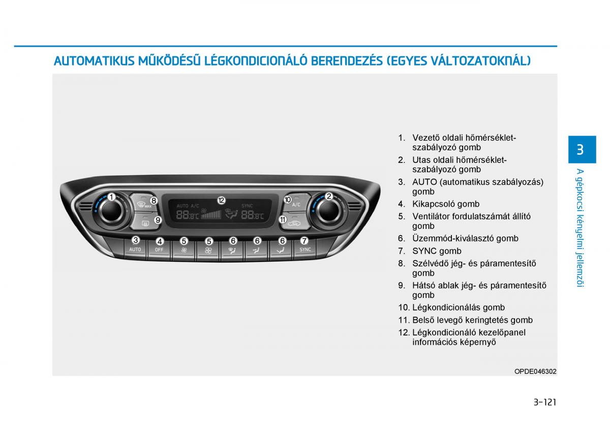 Hyundai i30 III 3 Kezelesi utmutato / page 209