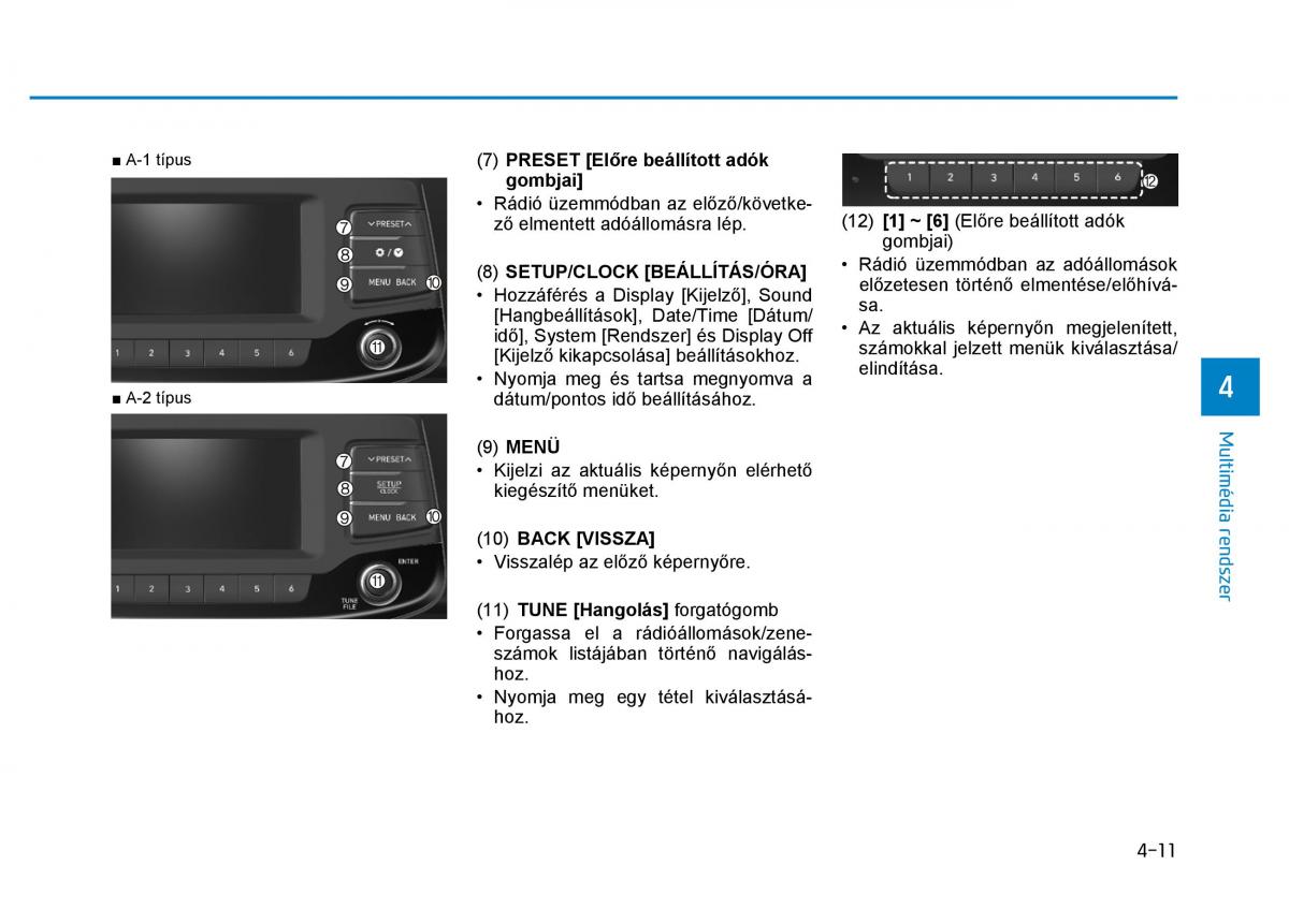 Hyundai i30 III 3 Kezelesi utmutato / page 249