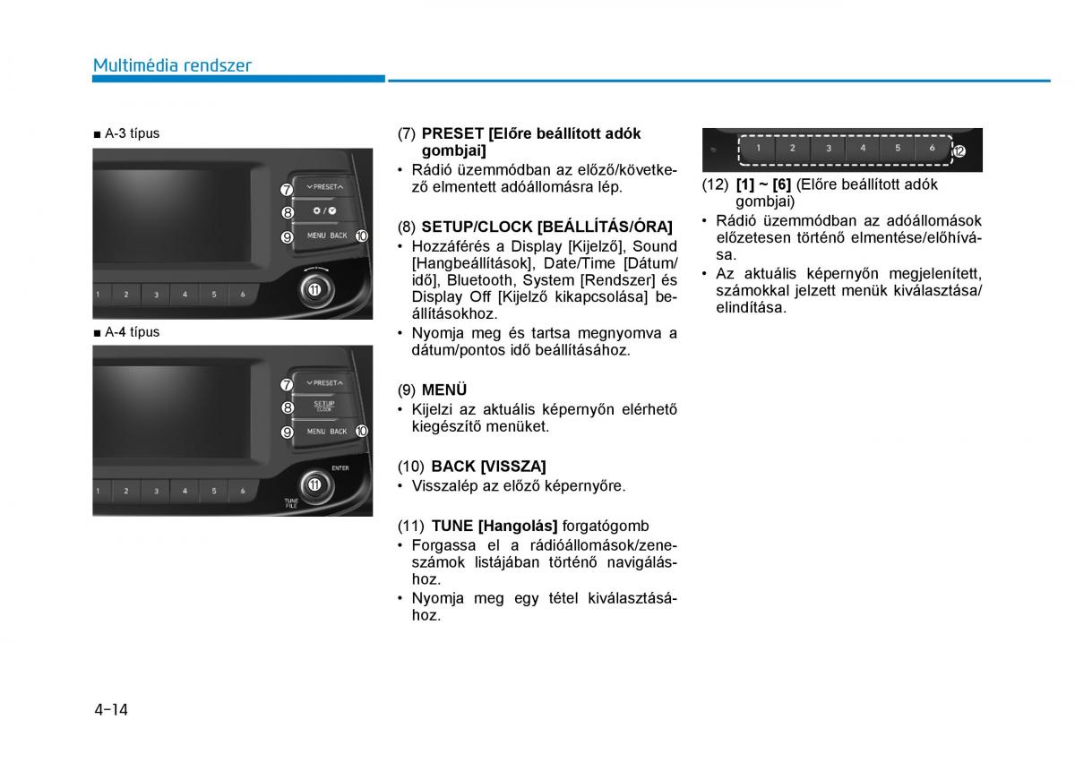 Hyundai i30 III 3 Kezelesi utmutato / page 252