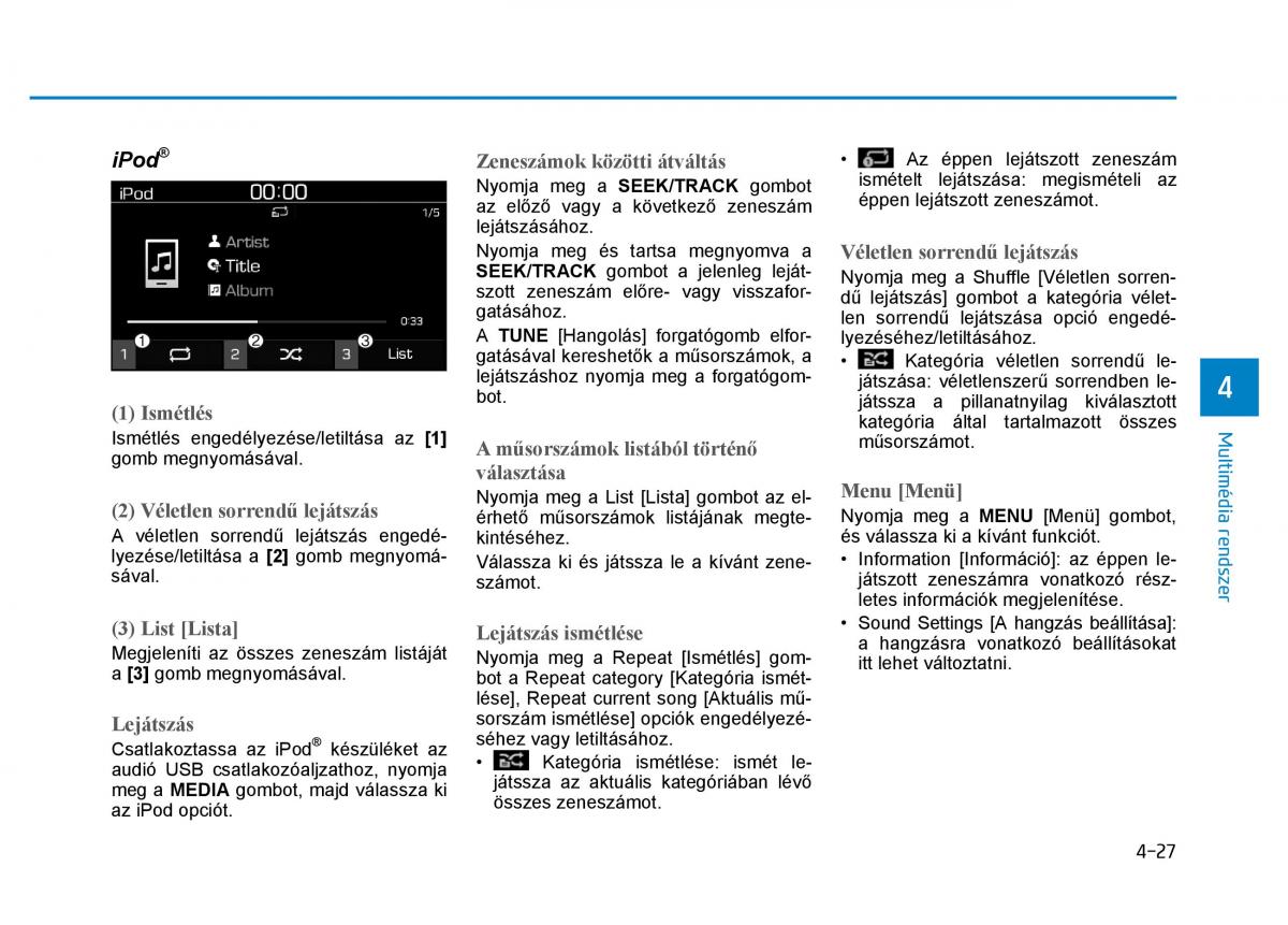 Hyundai i30 III 3 Kezelesi utmutato / page 265