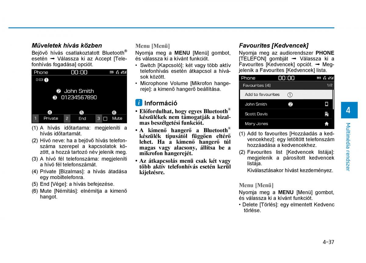 Hyundai i30 III 3 Kezelesi utmutato / page 275