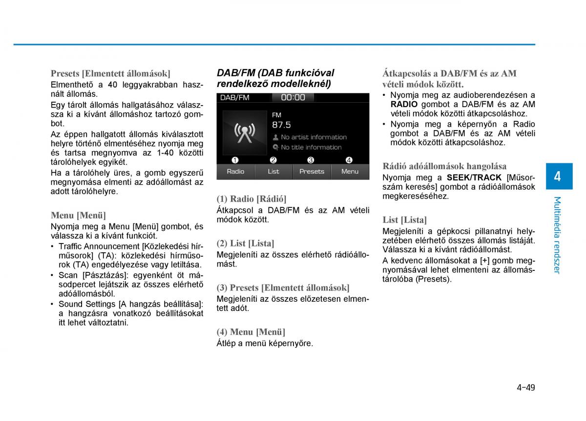 Hyundai i30 III 3 Kezelesi utmutato / page 287