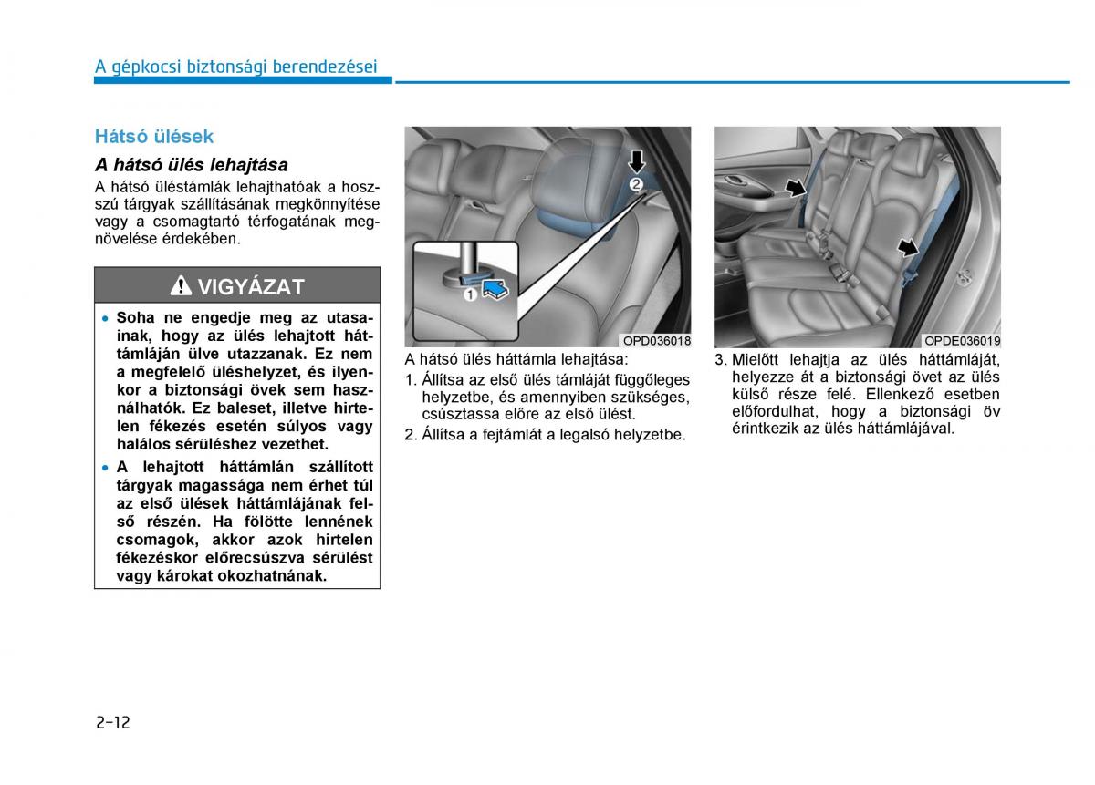 Hyundai i30 III 3 Kezelesi utmutato / page 36