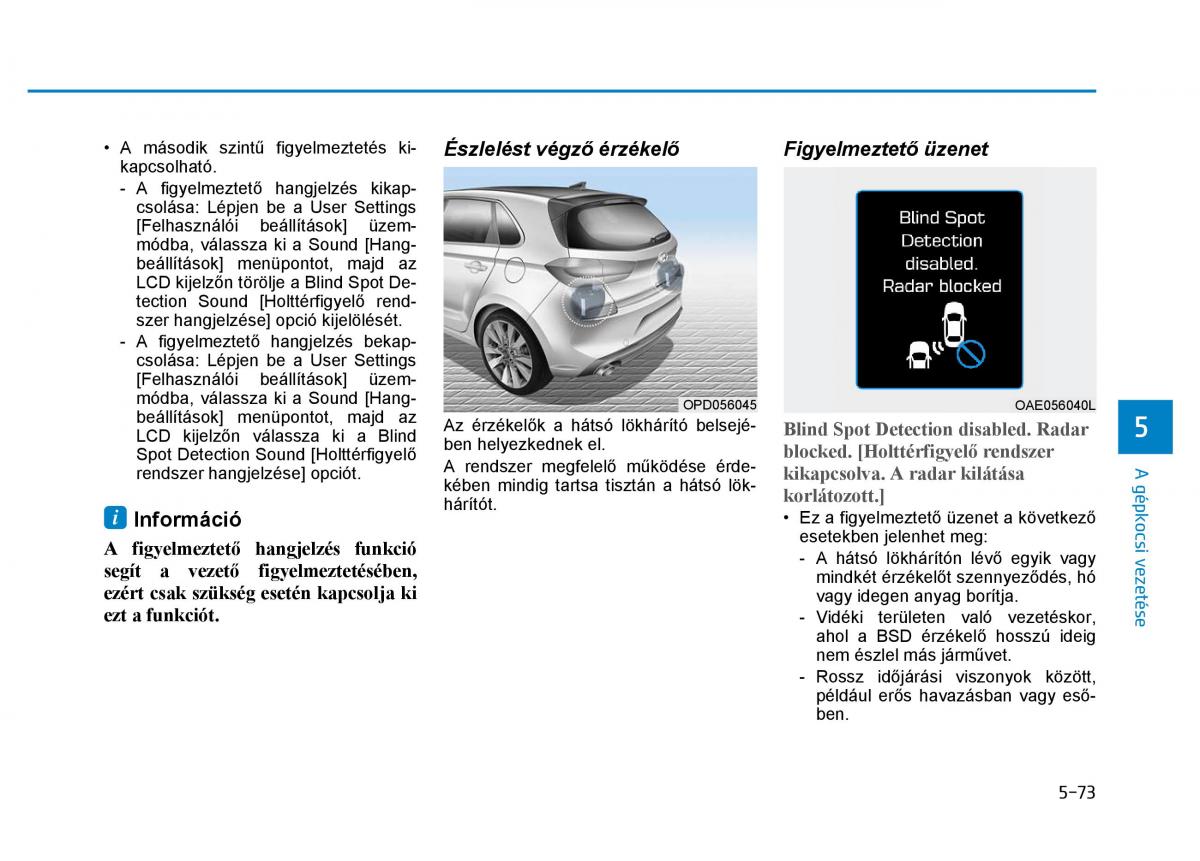 Hyundai i30 III 3 Kezelesi utmutato / page 383