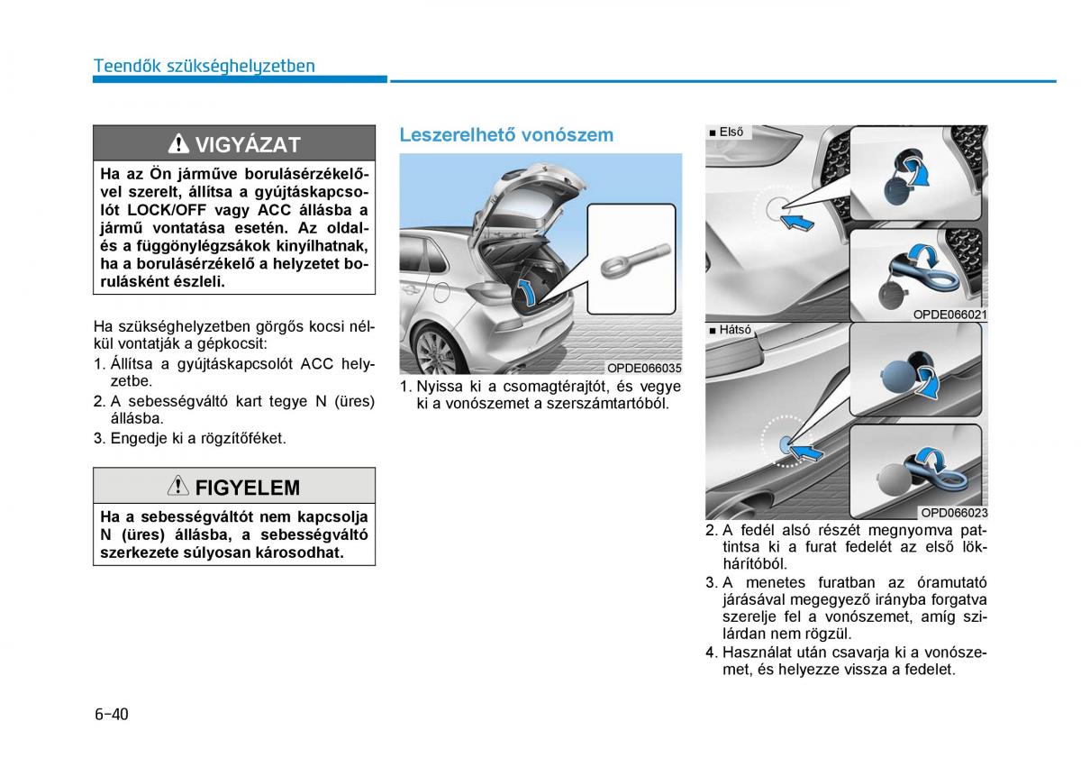 Hyundai i30 III 3 Kezelesi utmutato / page 516