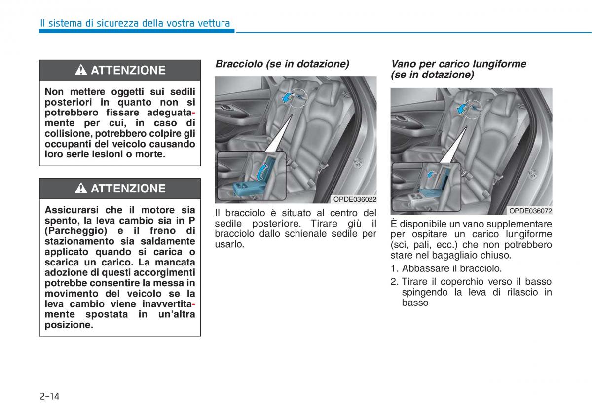 Hyundai i30 III 3 manuale del proprietario / page 36