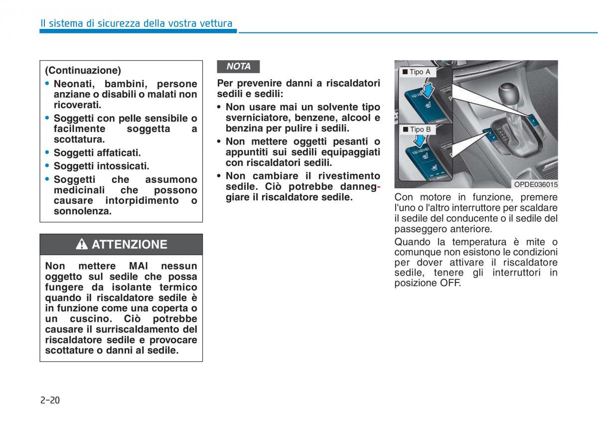 Hyundai i30 III 3 manuale del proprietario / page 42