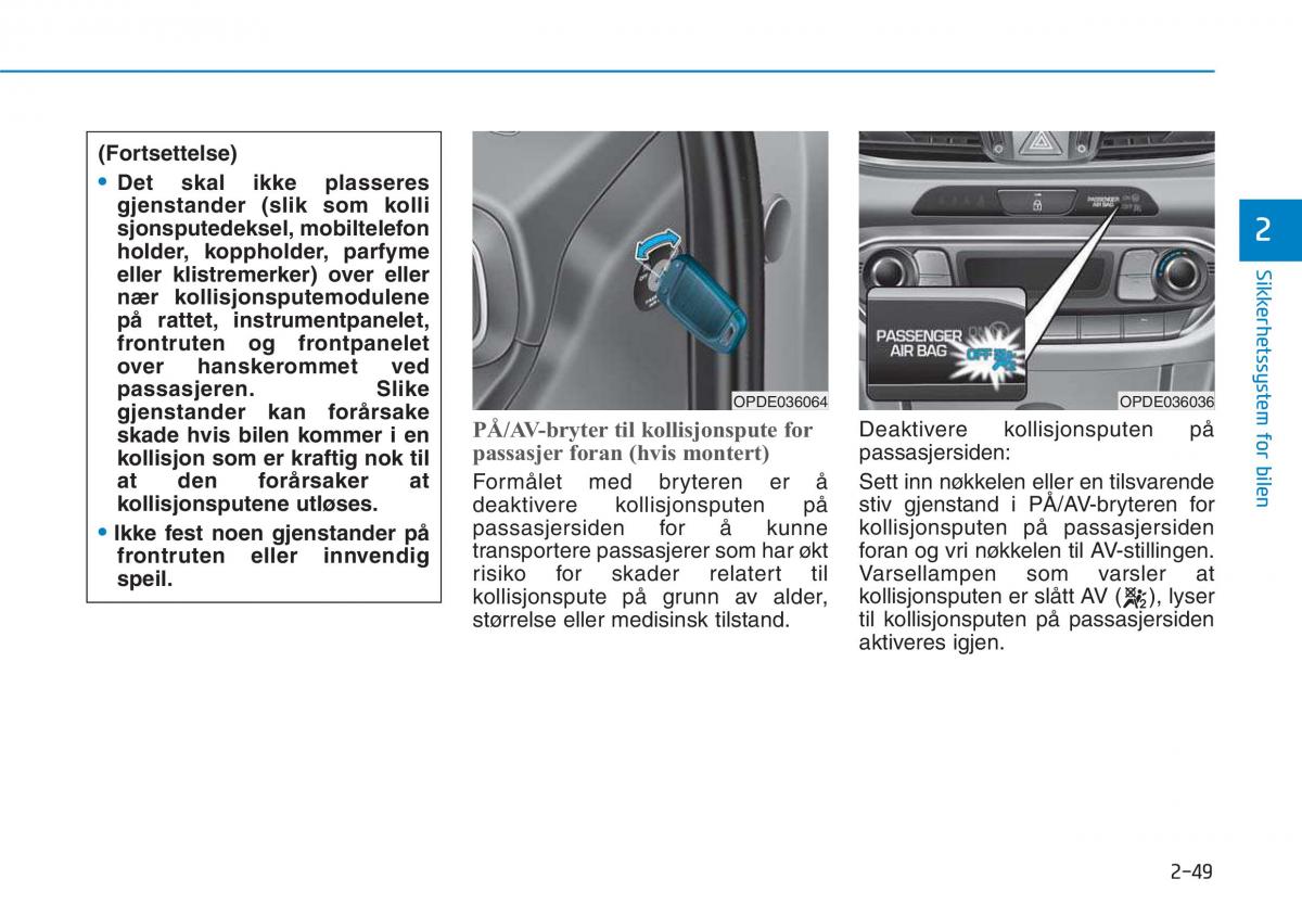 Hyundai i30 III 3 bruksanvisningen / page 71