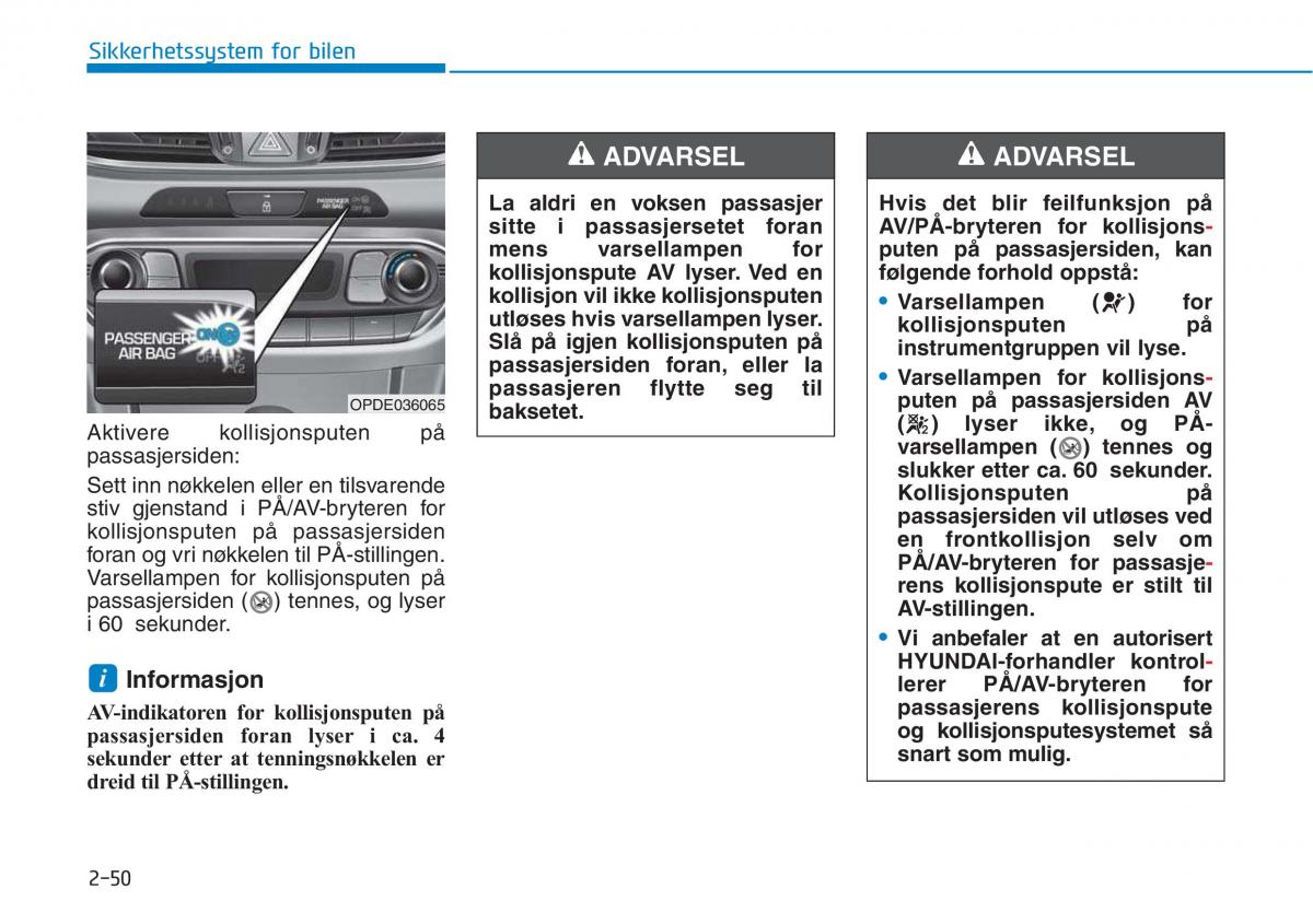 Hyundai i30 III 3 bruksanvisningen / page 72