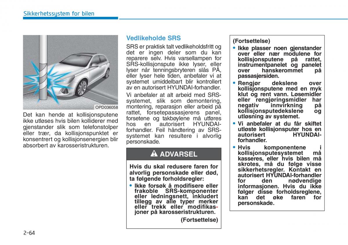 Hyundai i30 III 3 bruksanvisningen / page 86