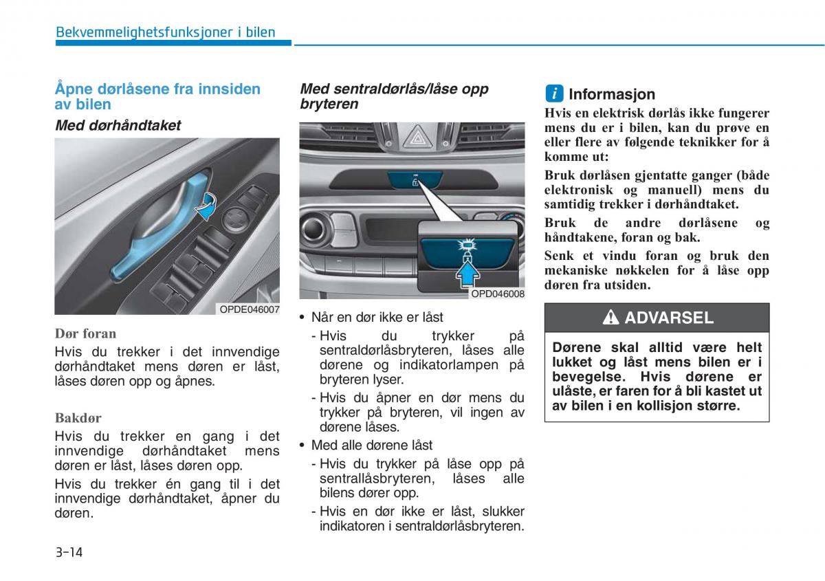 Hyundai i30 III 3 bruksanvisningen / page 101