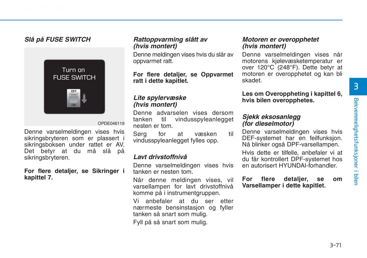 Hyundai i30 III 3 bruksanvisningen / page 158