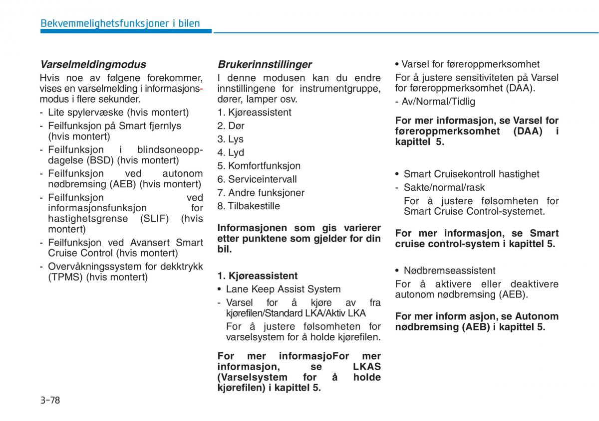 Hyundai i30 III 3 bruksanvisningen / page 165