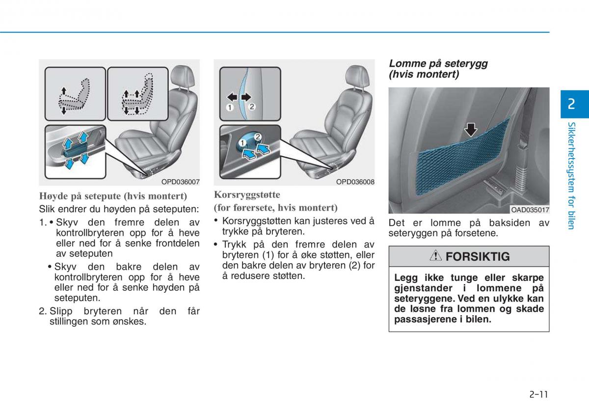 Hyundai i30 III 3 bruksanvisningen / page 33