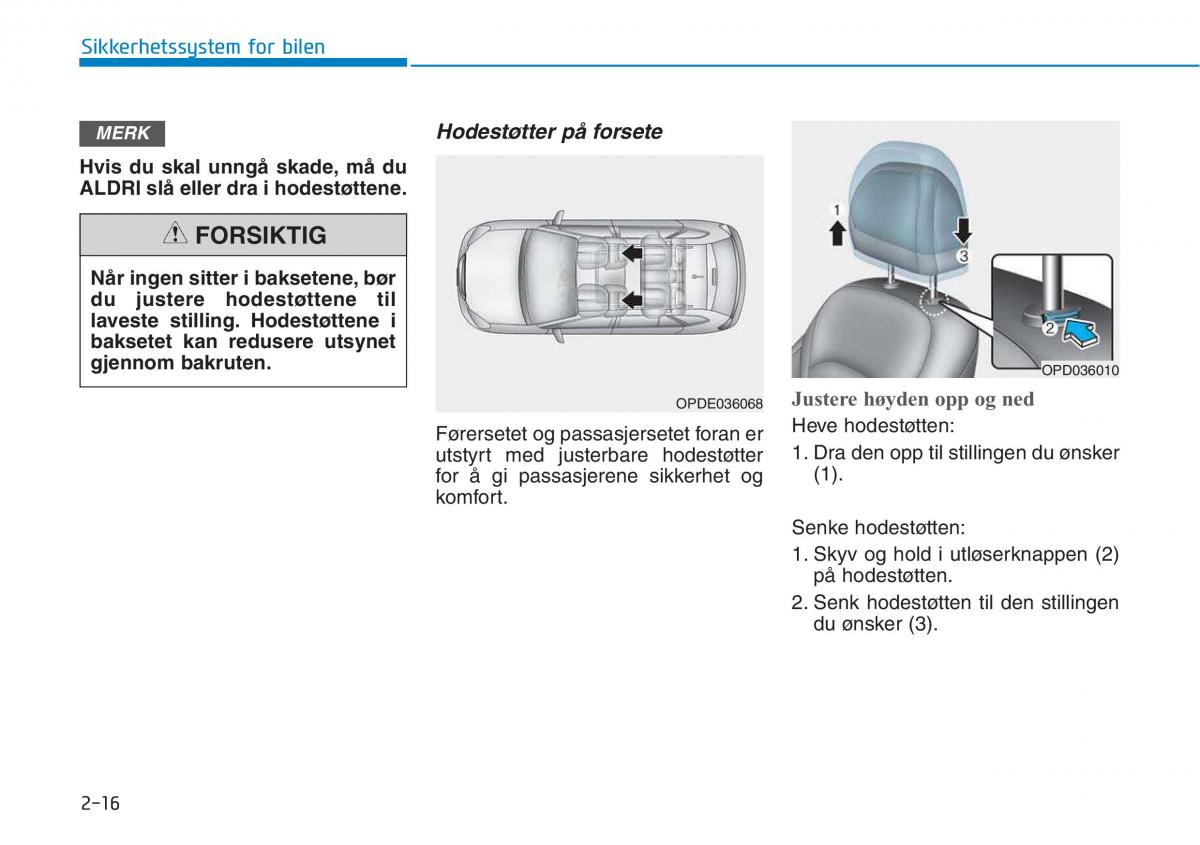 Hyundai i30 III 3 bruksanvisningen / page 38