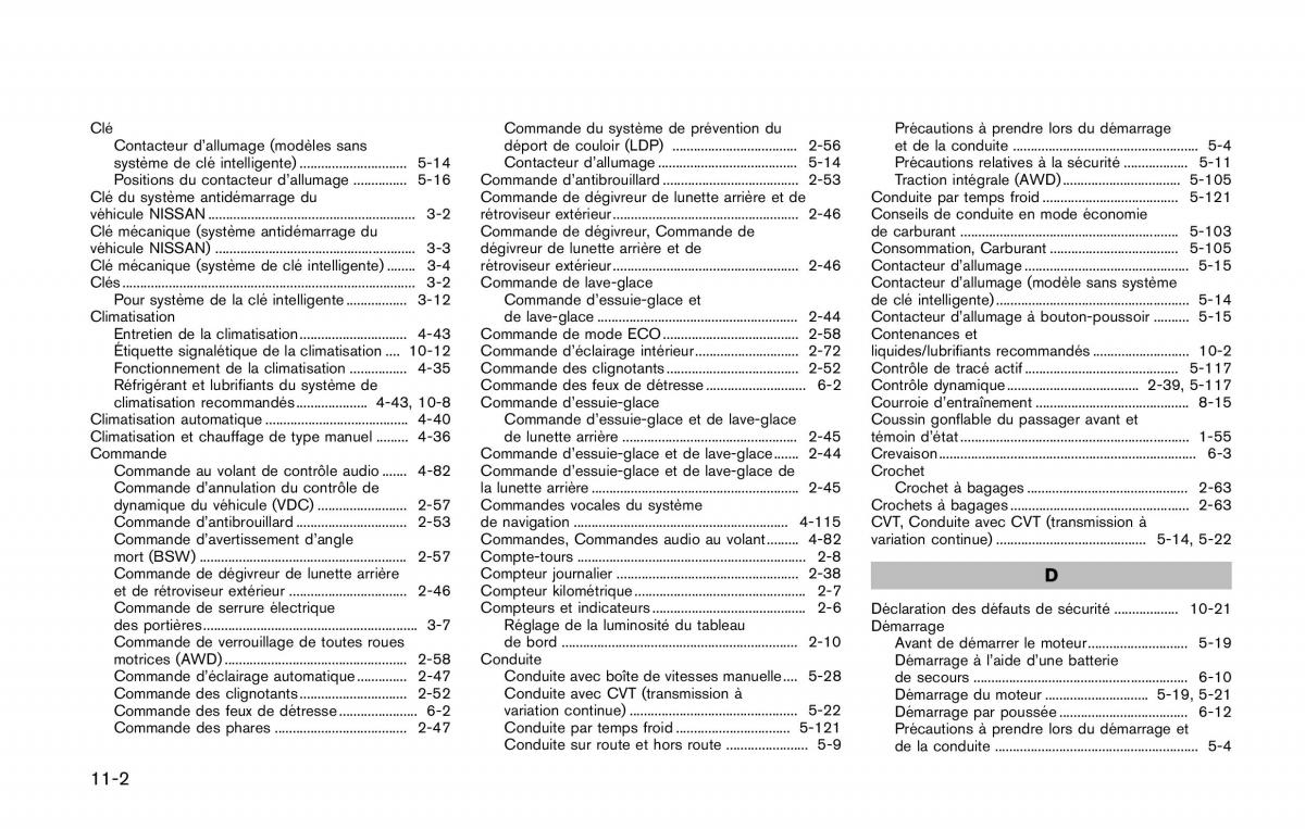 Nissan Qashqai II 2 manuel du proprietaire / page 551