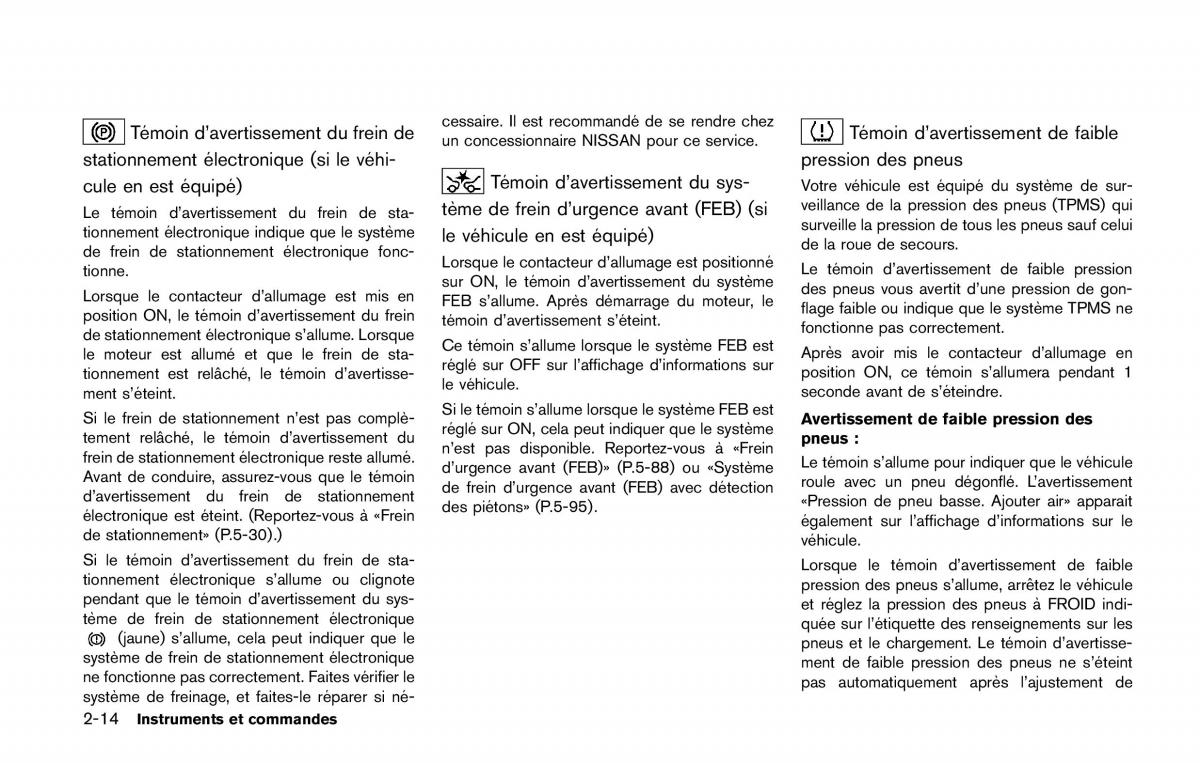 Nissan Qashqai II 2 manuel du proprietaire / page 101