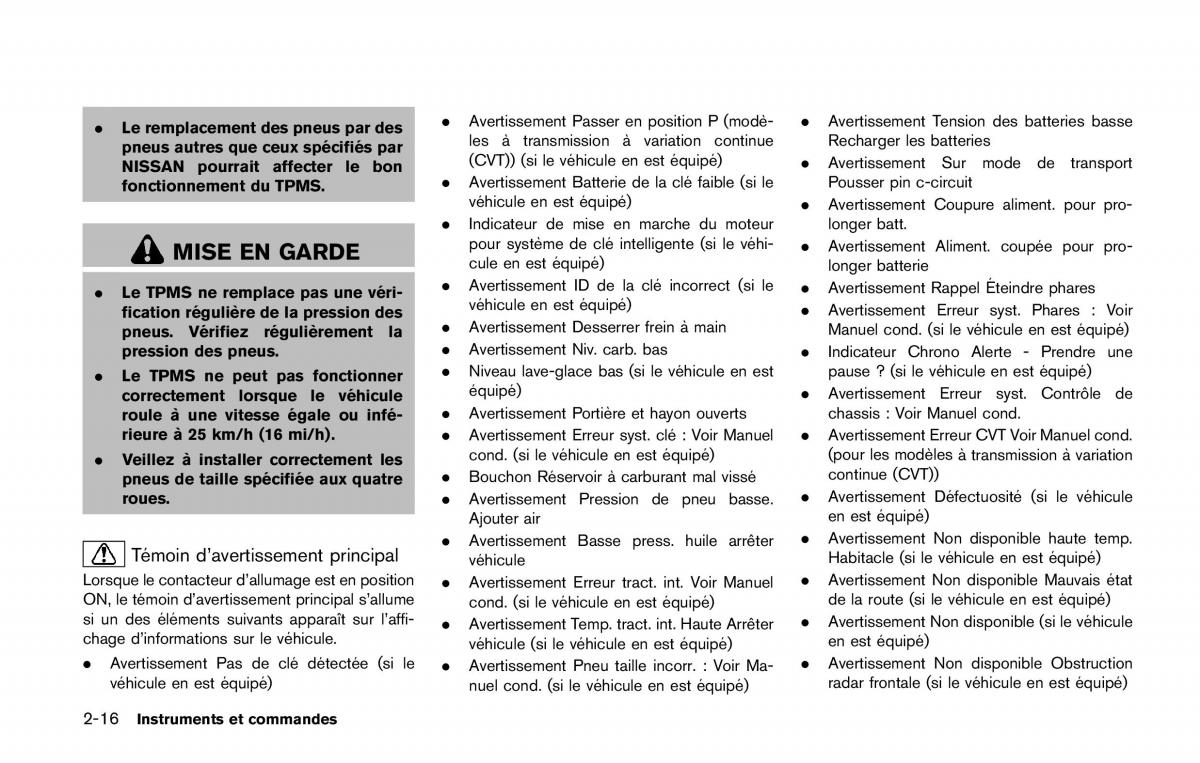 Nissan Qashqai II 2 manuel du proprietaire / page 103