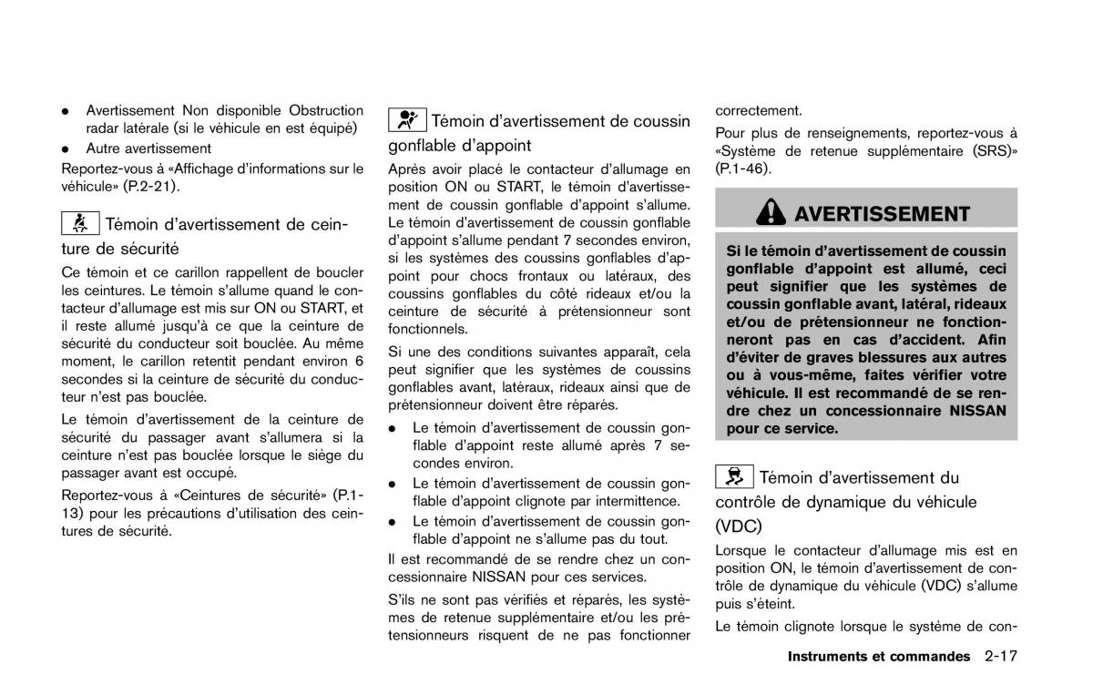 Nissan Qashqai II 2 manuel du proprietaire / page 104