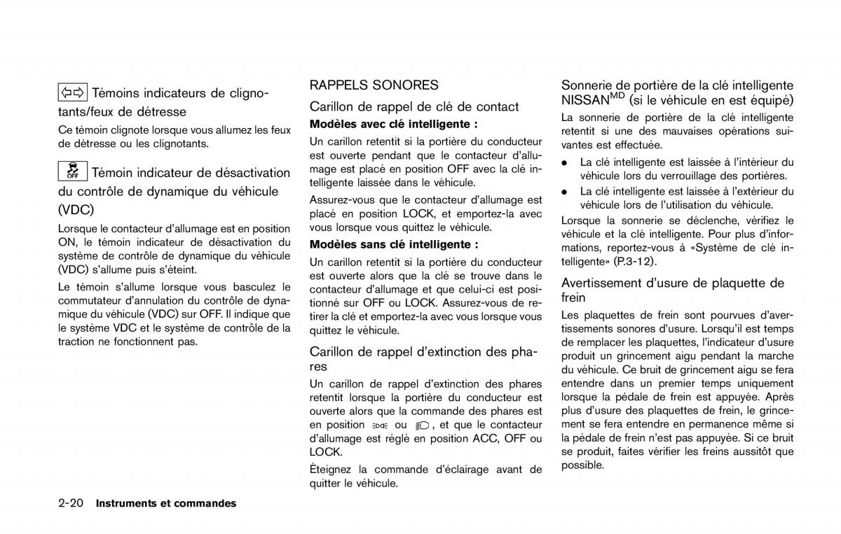 Nissan Qashqai II 2 manuel du proprietaire / page 107