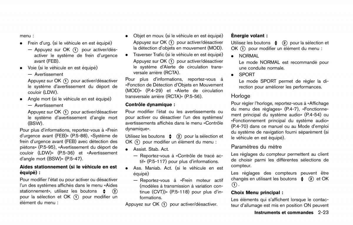 Nissan Qashqai II 2 manuel du proprietaire / page 110