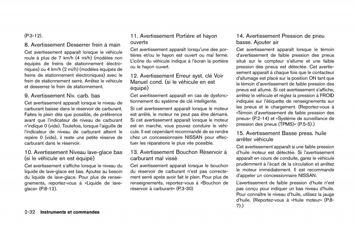 Nissan Qashqai II 2 manuel du proprietaire / page 119