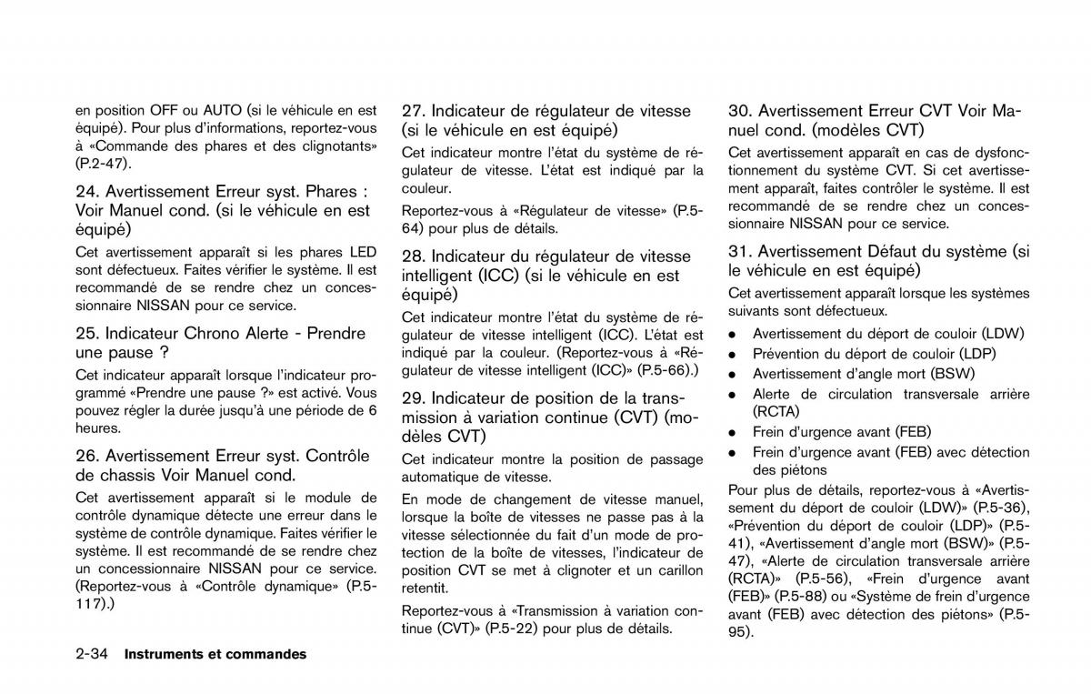 Nissan Qashqai II 2 manuel du proprietaire / page 121