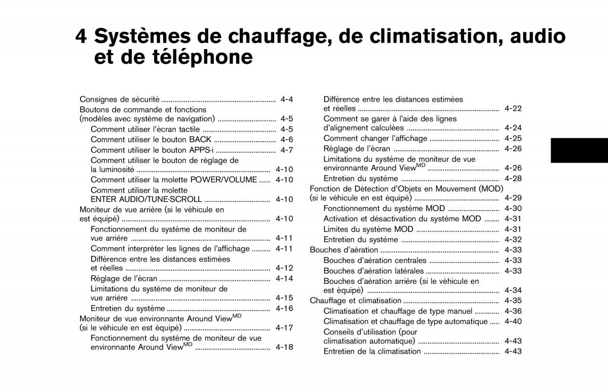 Nissan Qashqai II 2 manuel du proprietaire / page 198