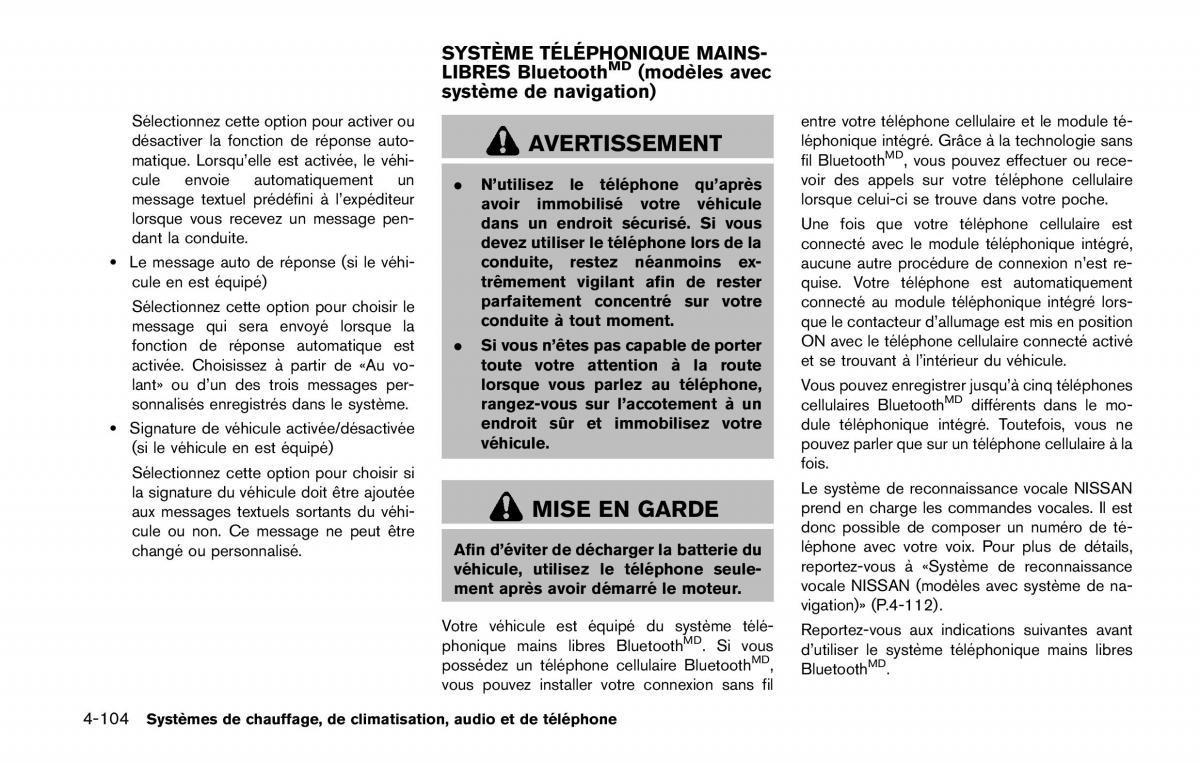 Nissan Qashqai II 2 manuel du proprietaire / page 301