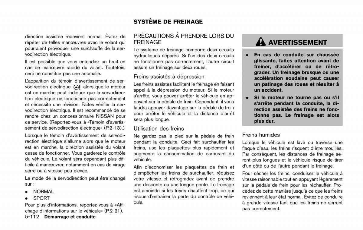 Nissan Qashqai II 2 manuel du proprietaire / page 427