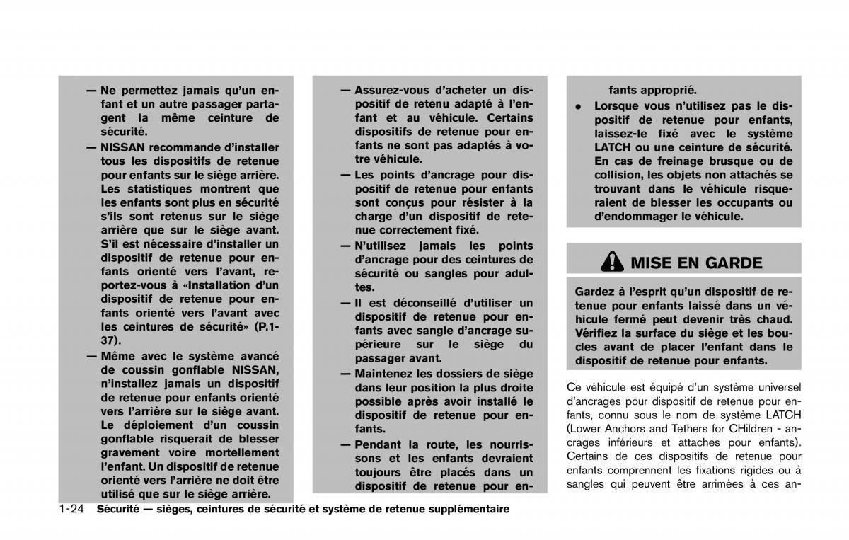 Nissan Qashqai II 2 manuel du proprietaire / page 45