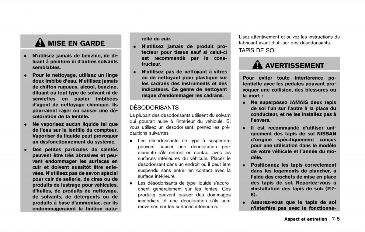 Nissan Qashqai II 2 manuel du proprietaire / page 460