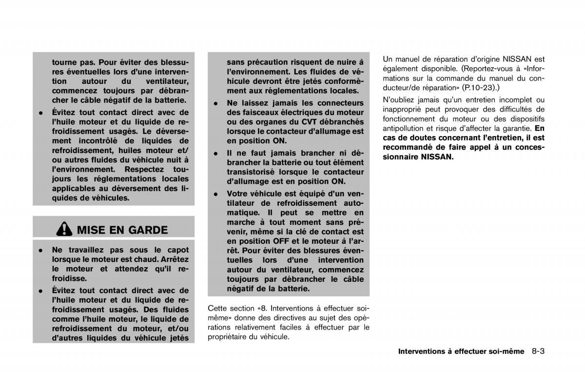 Nissan Qashqai II 2 manuel du proprietaire / page 466