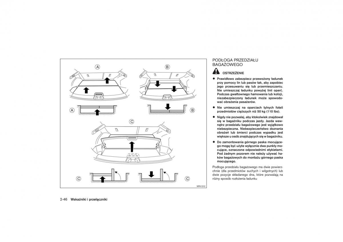 Nissan Qashqai II 2 instrukcja obslugi / page 105